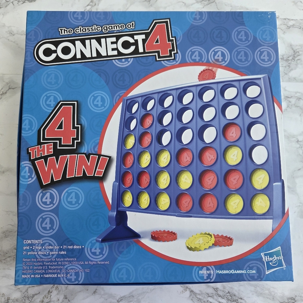 Hasbro Connect 4 Four in a Row Board Game for Family Kids Children New - Picture 5 of 5